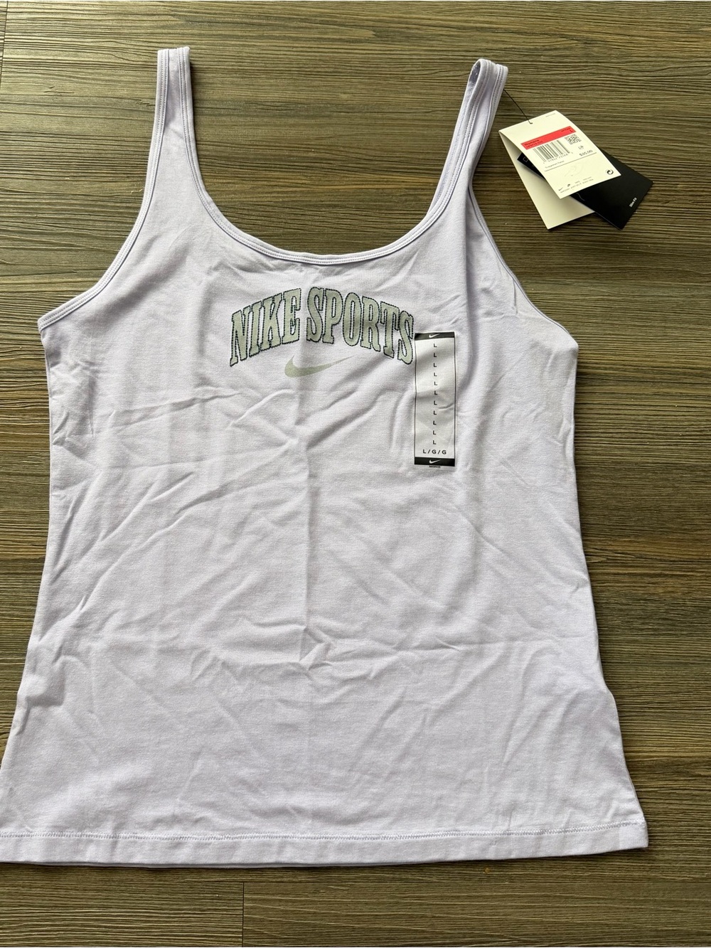 Nike Sports Women's Lilac Tank Top